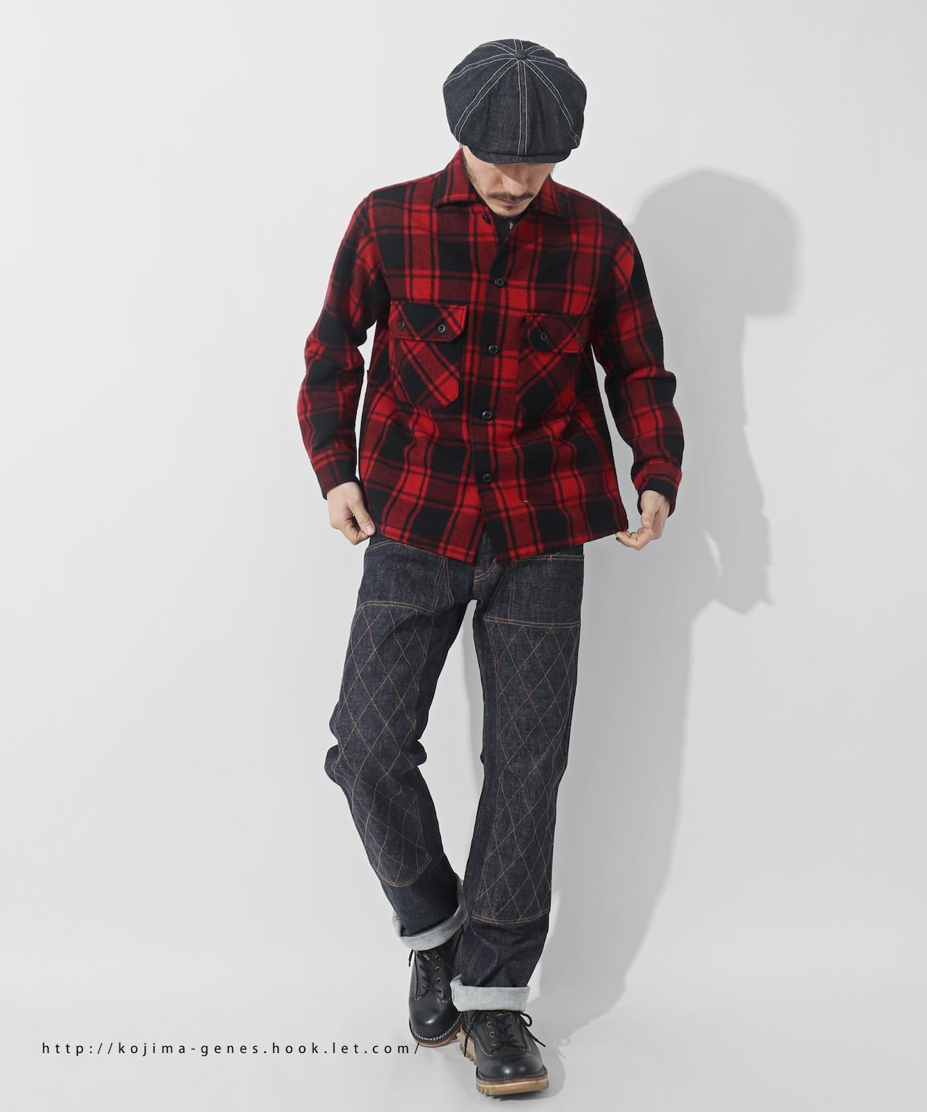 W-knee Straight Stretch Pants / ֥ˡȥ졼ȥȥåѥ