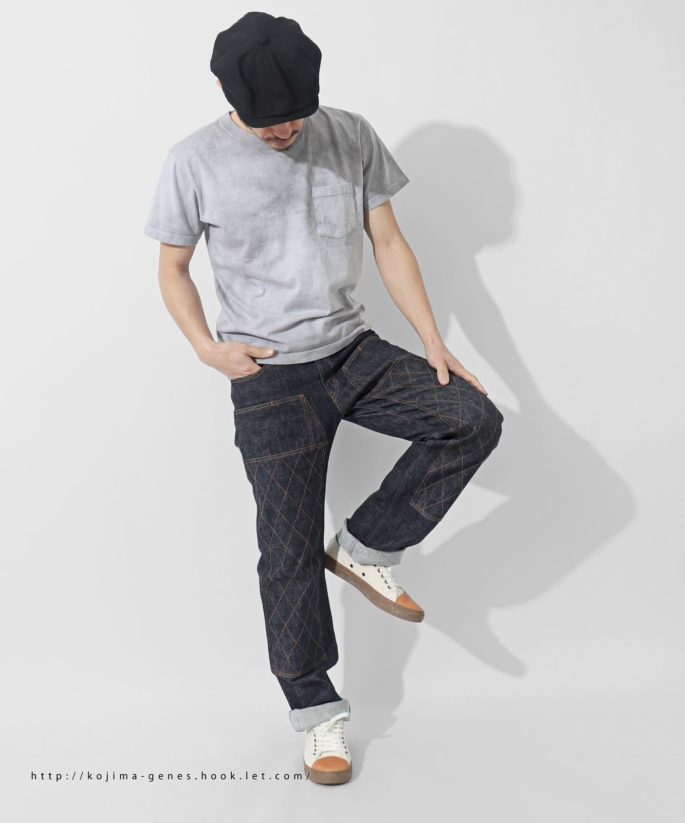 W-knee Straight Stretch Pants / ֥ˡȥ졼ȥȥåѥ