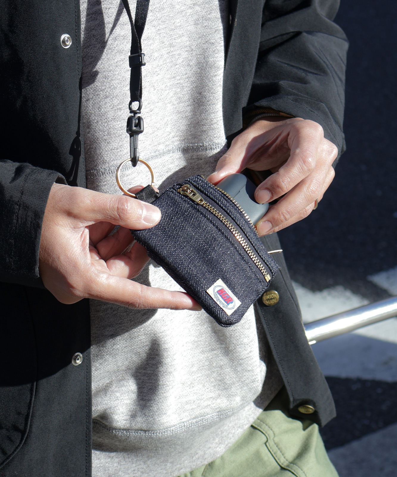 Selvedge Denim Coin Purse by KGR / セルビッチデニムコインパース by KGR