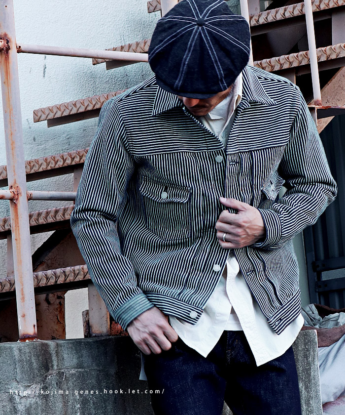 21oz denim & hickory heavy jacket / 21oz デニム＆ヒッコリー ヘビー