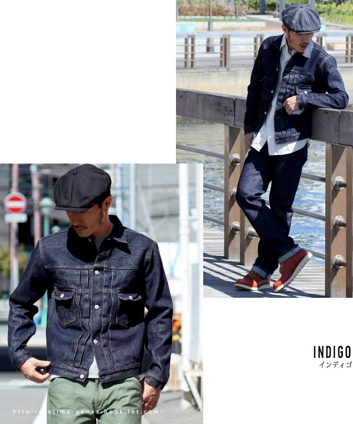 21oz denim & hickory heavy jacket / 21oz デニム＆ヒッコリー ヘビージャケット