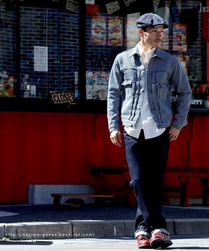 21oz denim & hickory heavy jacket / 21oz デニム＆ヒッコリー ヘビー