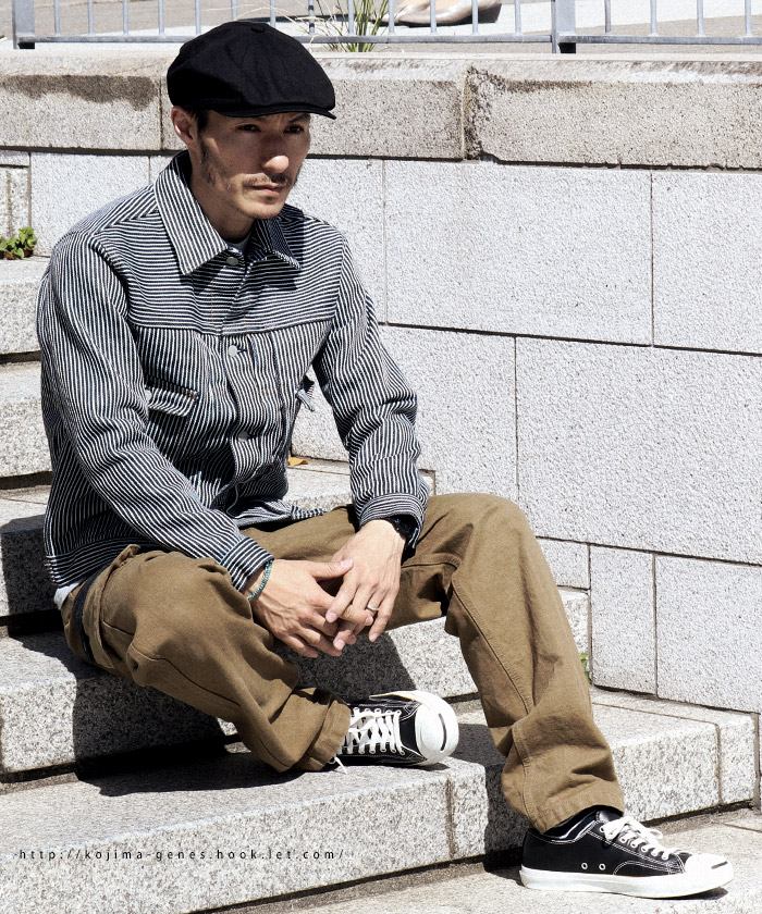 21oz denim & hickory heavy jacket / 21oz デニム＆ヒッコリー ヘビー