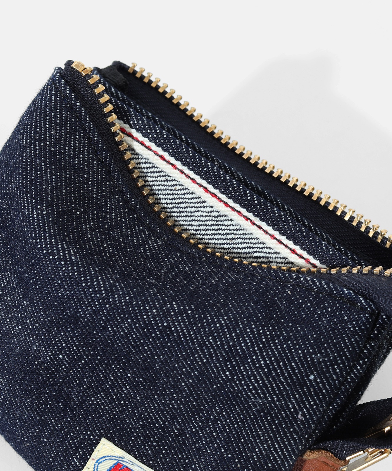 Selvedge Denim Pouch M Size by KGR / セルビッチデニムポーチ Mサイズ by KGR
