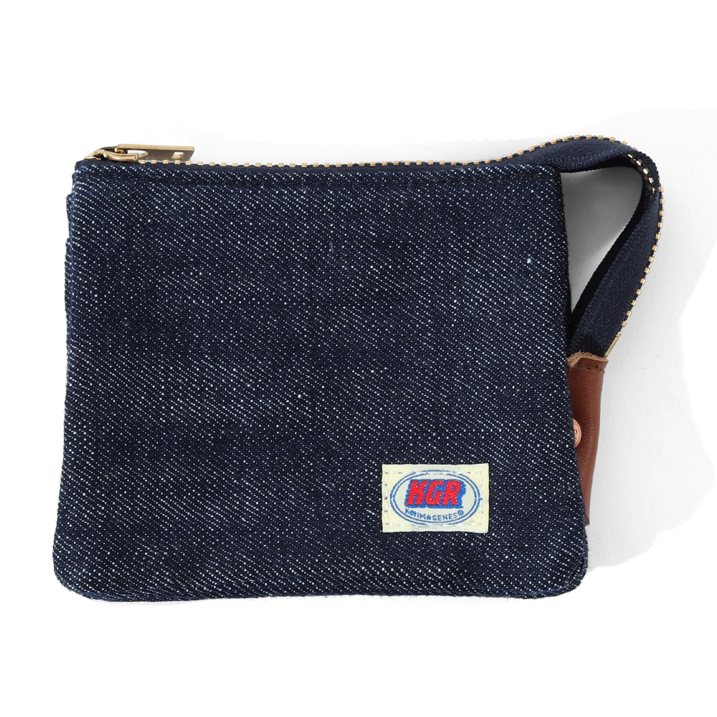 Selvedge Denim Pouch M Size by KGR / セルビッチデニムポーチ Mサイズ by KGR