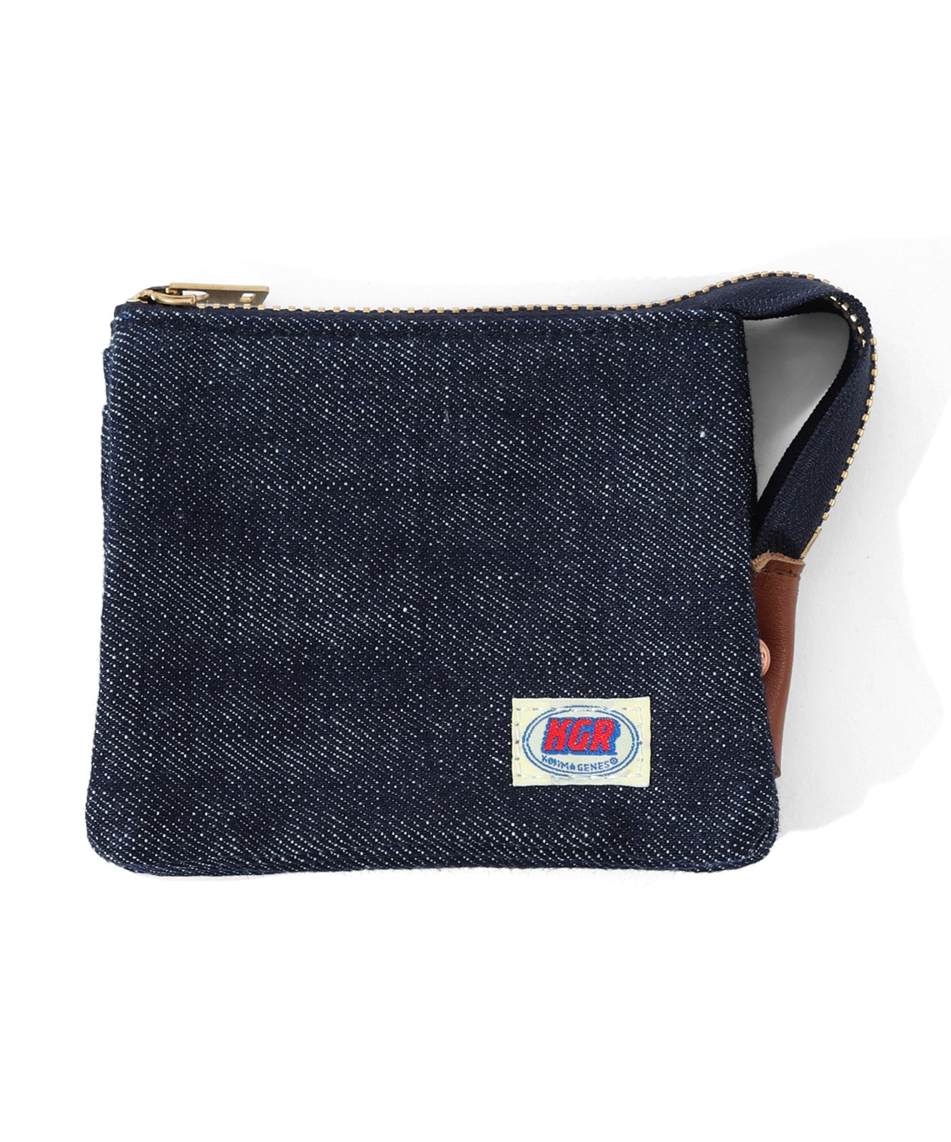 Selvedge Denim Pouch M Size by KGR / セルビッチデニムポーチ Mサイズ by KGR