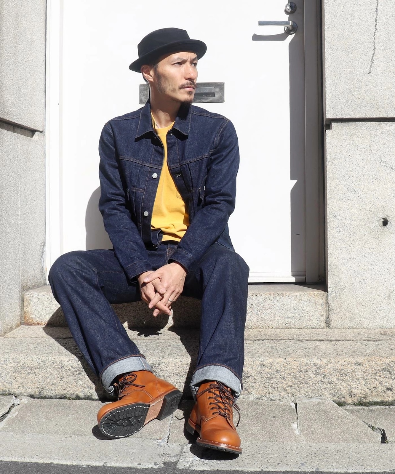 15oz Selvedge Straight Button Fly Denim / 15ozӥå ȥ졼ȥܥե饤ǥ˥