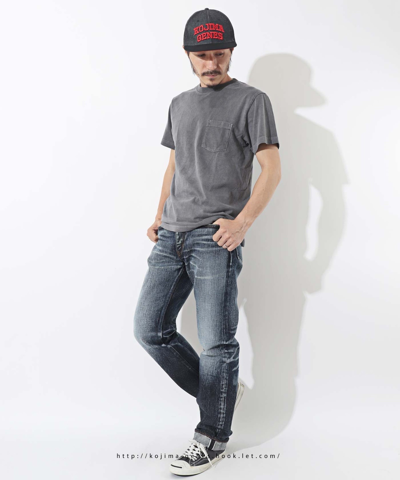 23oz selvedge straight denim usedwell / 23ozセルビッチ