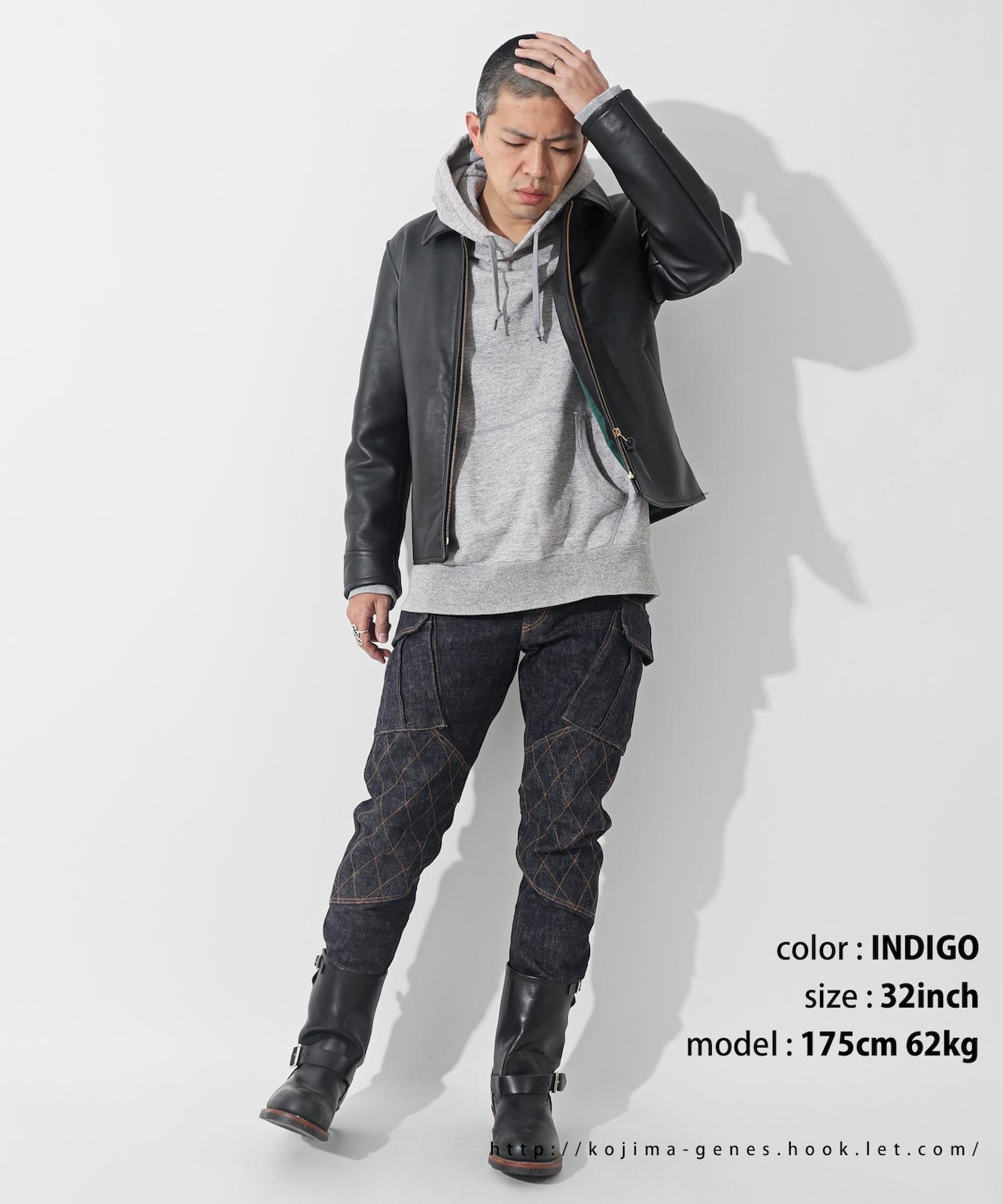 W-knee Cargo Slim Stretch Pants / ֥ˡॹȥåѥ