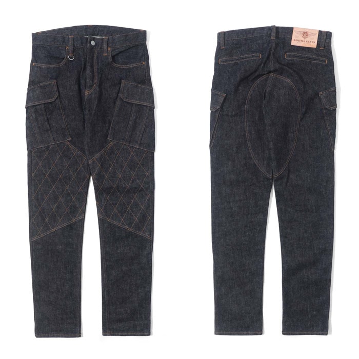 W-knee Cargo Slim Stretch Pants / ダブルニーカーゴスリムストレッチ