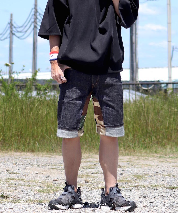 JUNMENハーフパンツ うみ ショートパンツ