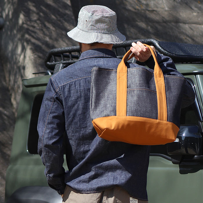 21oz Denim Combo Tote Bag L Size / 21oz デニムコンボトートバッグ L