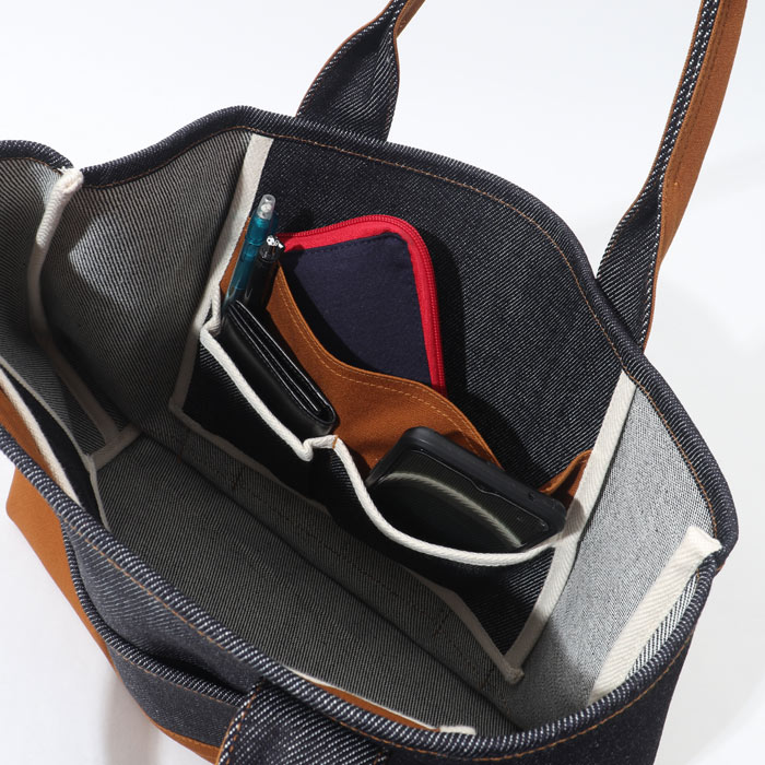 21oz Denim Combo Tote Bag L Size / 21oz デニムコンボトートバッグ L