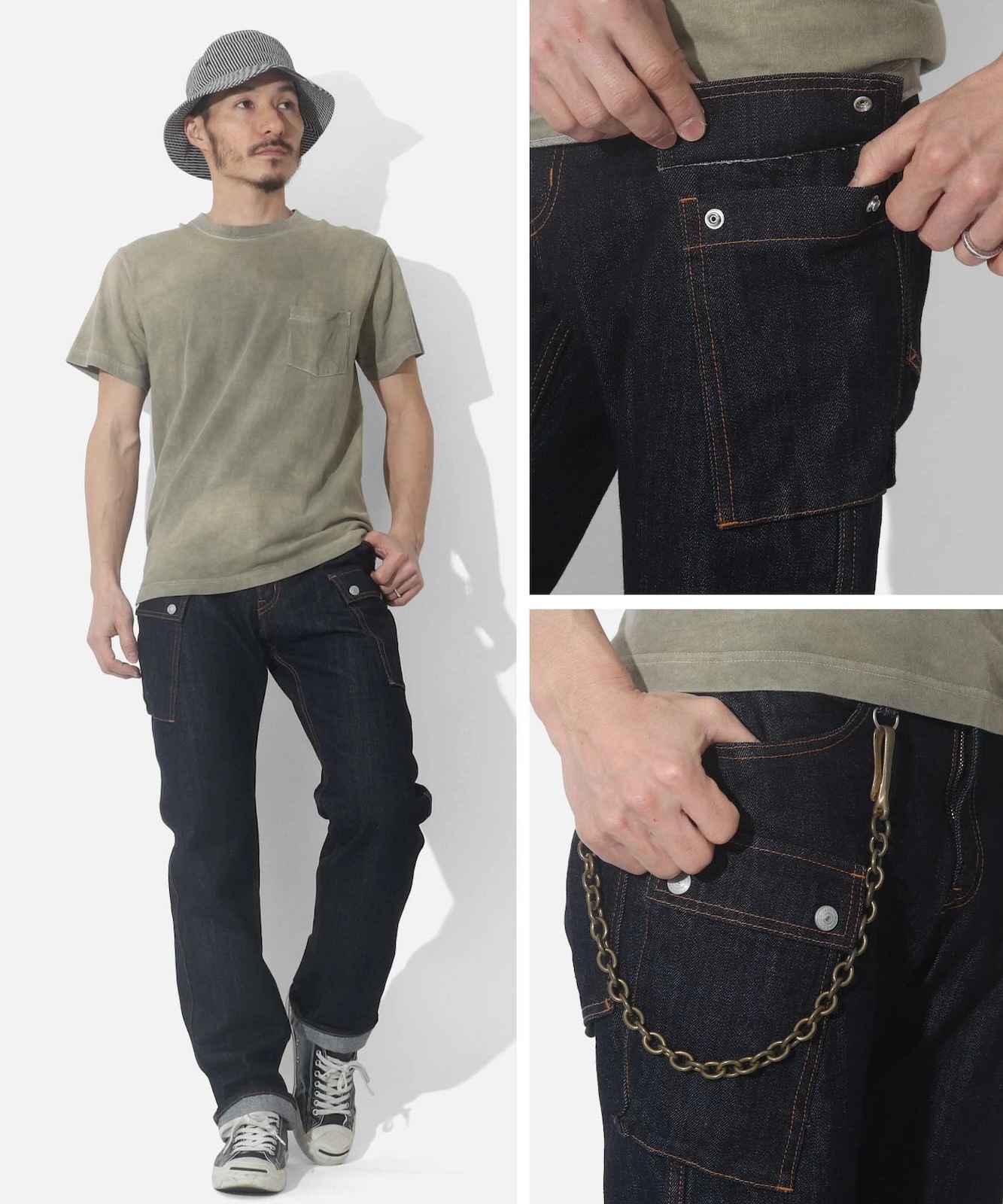 Denim & Hickory Cargo Pants / デニム＆ヒッコリー カーゴパンツ