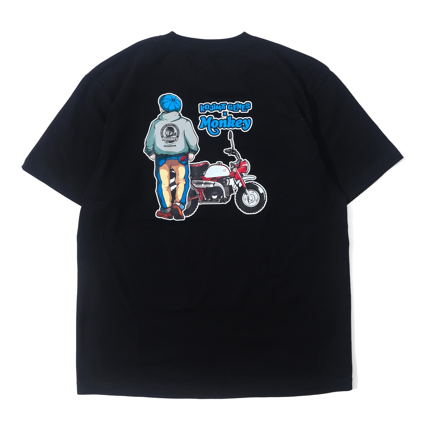 Honda Collab Monkey Combo T-shirt Black / ホンダコラボ モンキー
