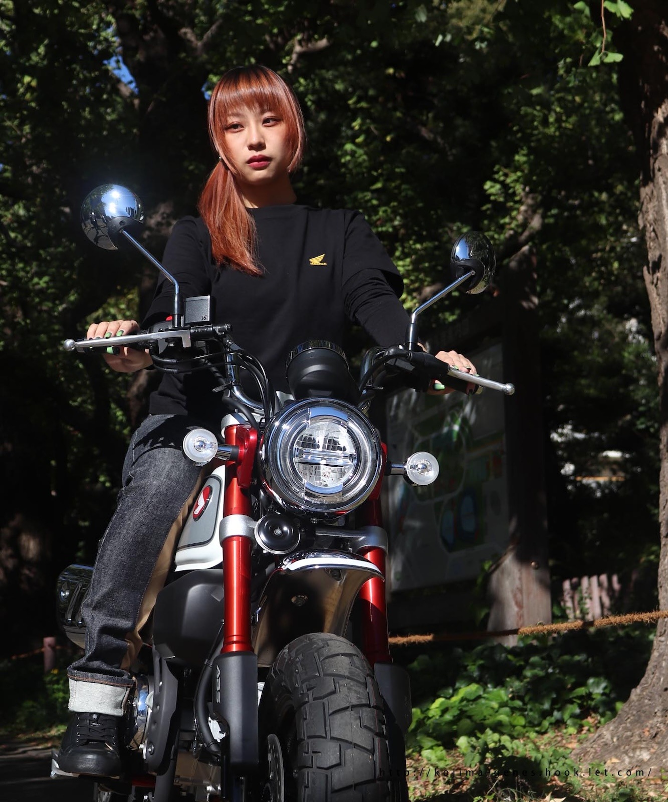 HONDA Collab Monkey Combo T-shirt Black / ۥ 󥭡T ֥å