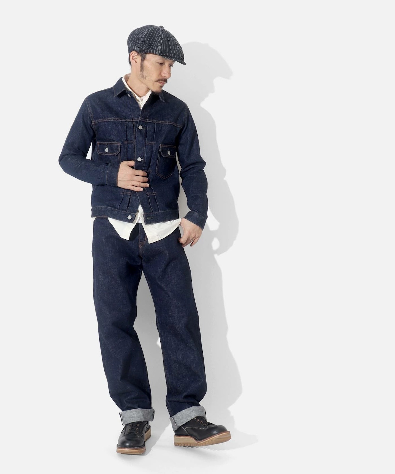 児島ジーンズ 15oz SELVEDGE WIDE DENIM 15oz Selvedge Wide Denim / 15ozセルビッチ ワイドデニム