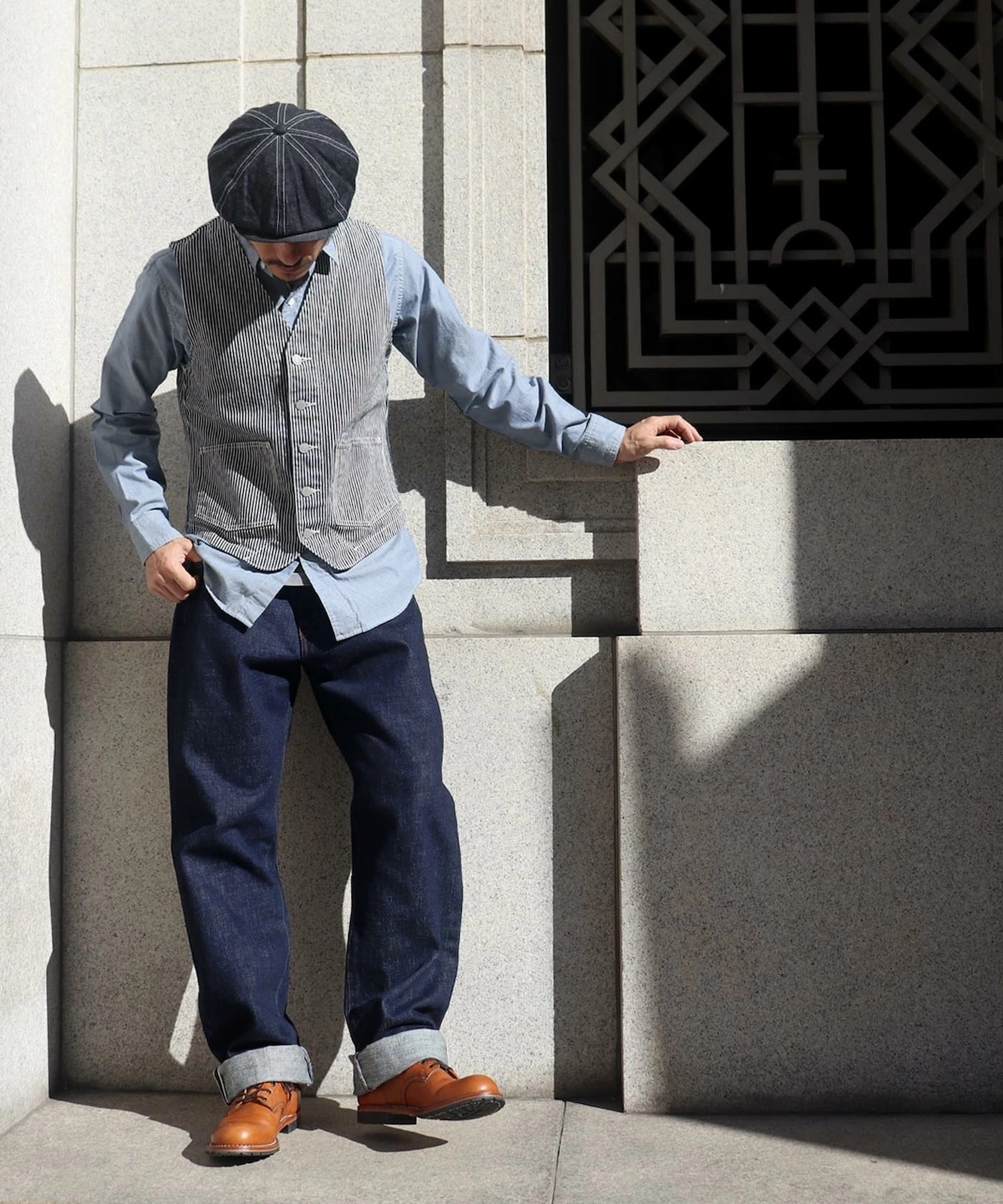 児島ジーンズ 15oz SELVEDGE WIDE DENIM 15oz Selvedge Wide Denim / 15ozセルビッチ ワイドデニム