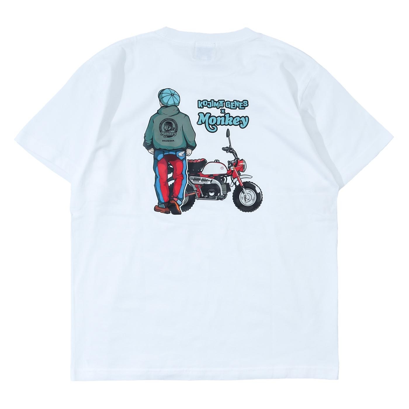 Honda Collab Monkey Combo T-shirt White / ホンダコラボ モンキー