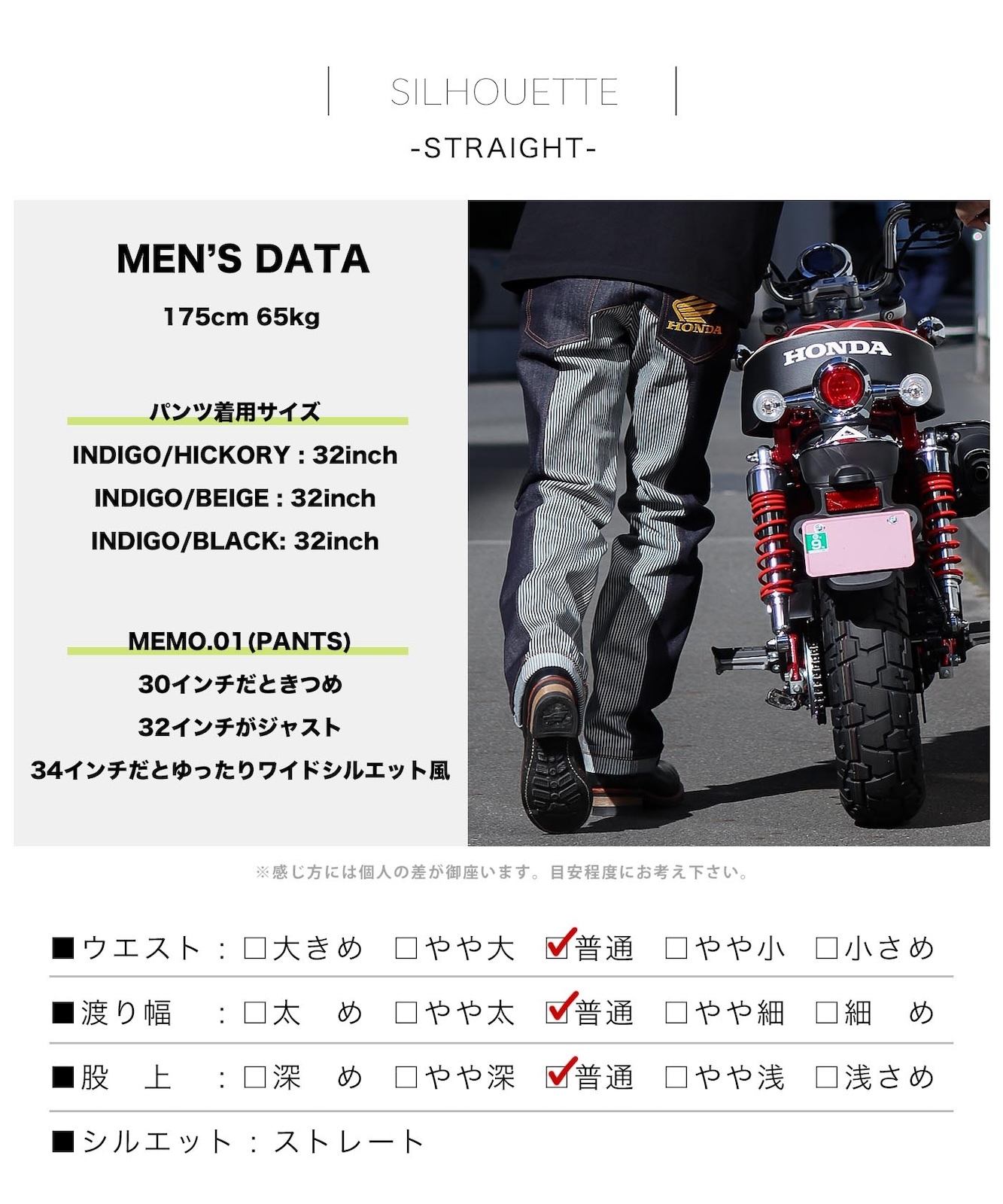 HONDA Collab Monkey Combo Pants / ۥܥ󥭡ܥѥ