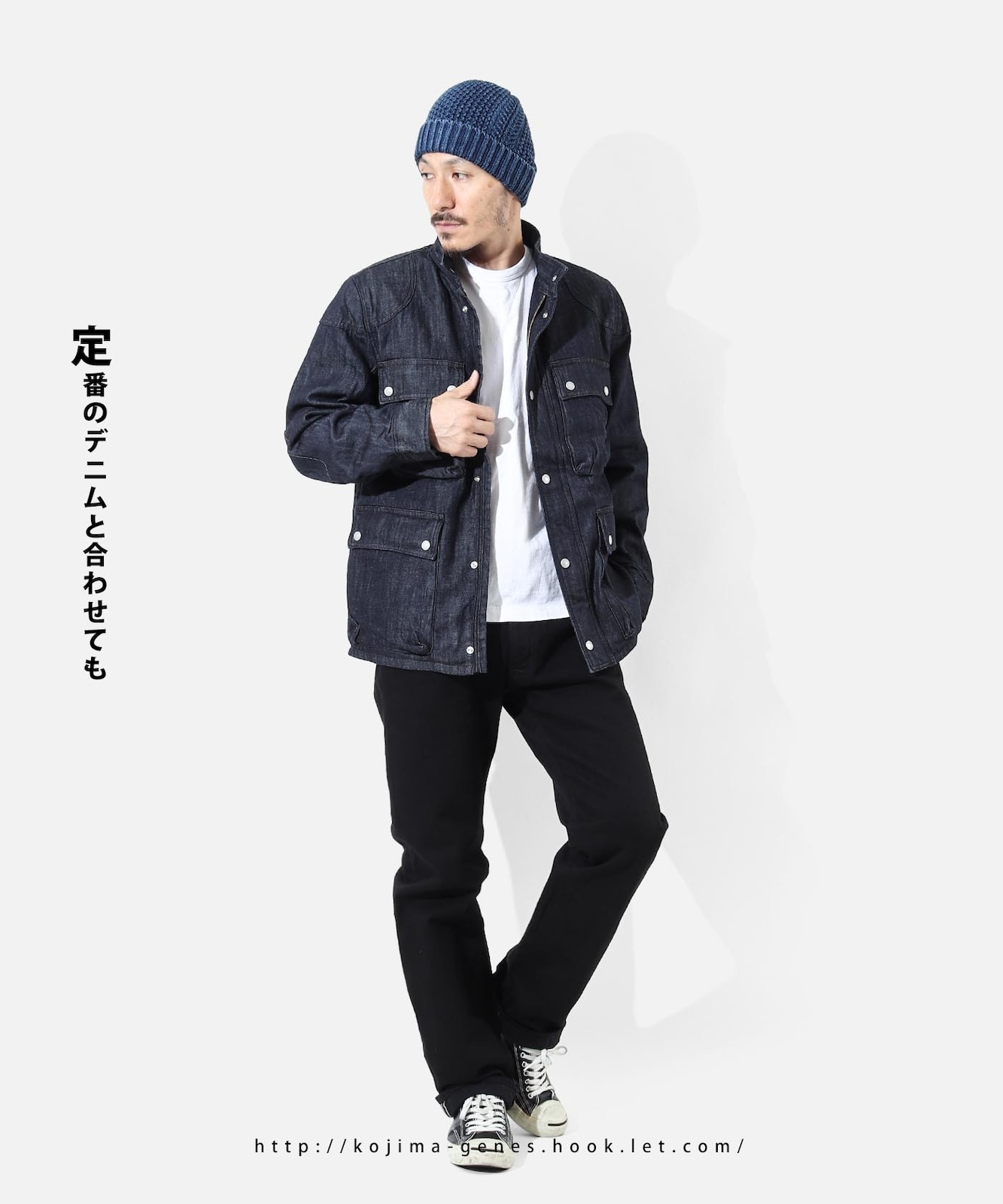 13oz Selvedge Black Straight Denim / 13ozӥå ֥åȥ졼ȥǥ˥