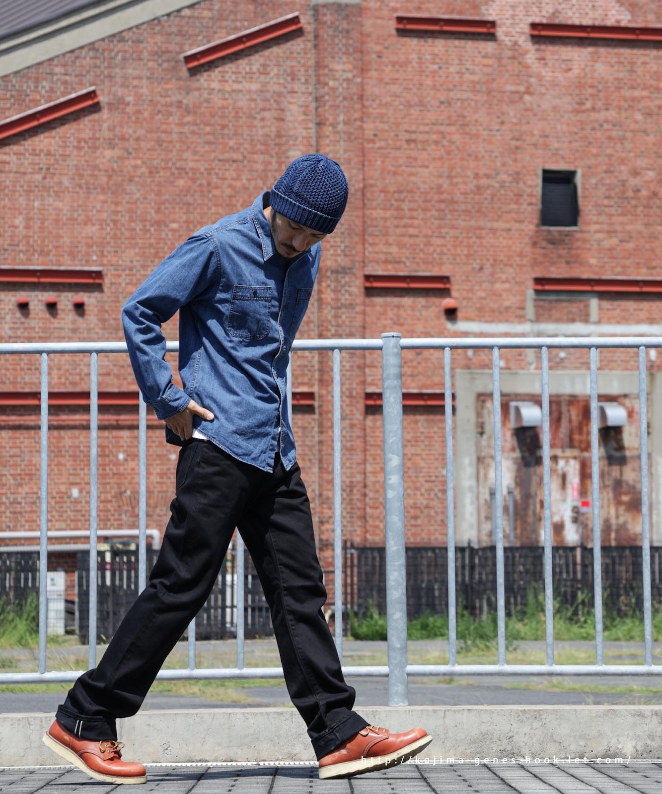 13oz Selvedge Black Straight Denim / 13ozӥå ֥åȥ졼ȥǥ˥