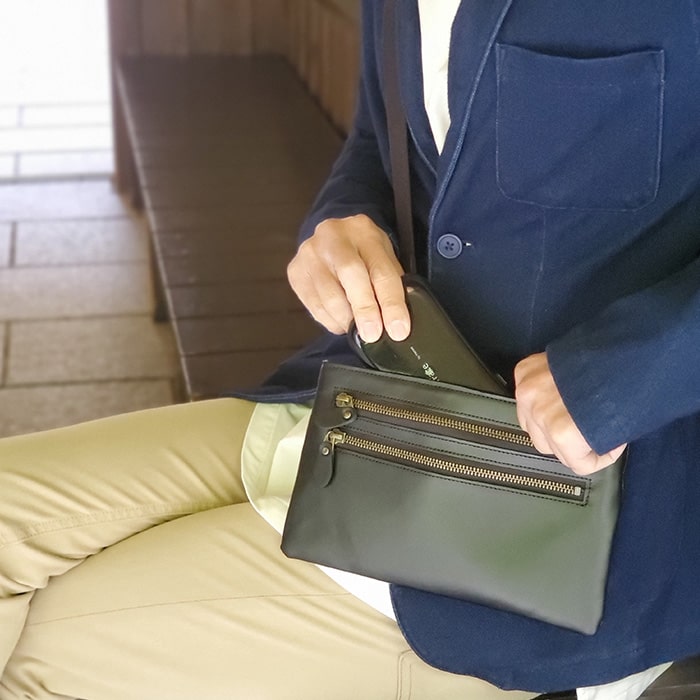 レザーバッグ ショルダーバッグ 日本製 豊岡製鞄 牛革 本革 メンズ 街持ち 旅行 黒 KBN01041 サドル SADDLE