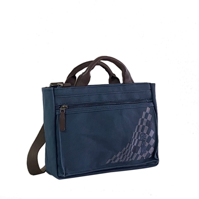 トートバッグ ショルダーバッグ カジュアルバッグ 日本製 豊岡製鞄 メンズ レディース B5 横型 撥水 帆布 和風 旅行 街持ち カーキ 紺 ベージュ KBN01038 鞄の國