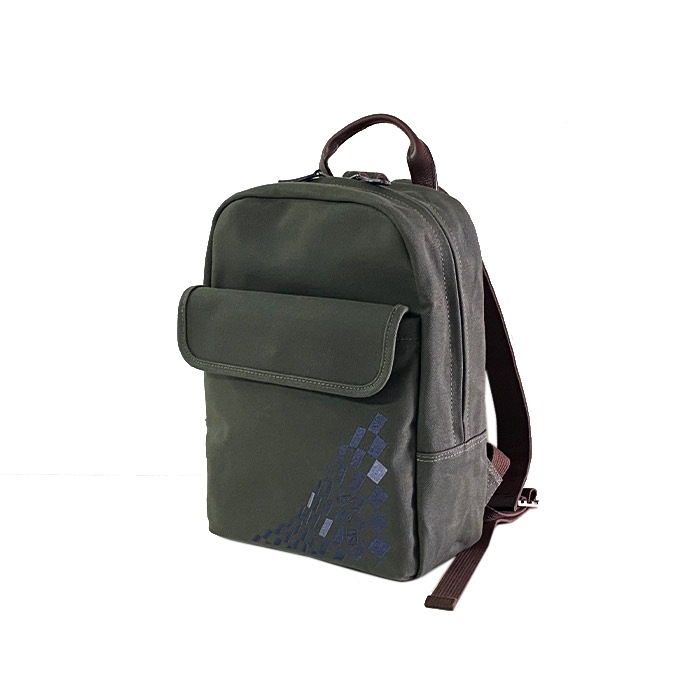 リュック デイパック カジュアルバッグ 日本製 豊岡製鞄 メンズ レディース A4 撥水 帆布 和風 旅行 街持ち カーキ 紺 ベージュ KBN01036 鞄の國