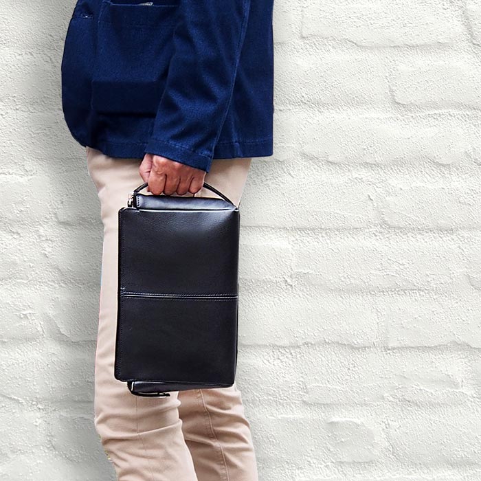 セカンドバッグ セカンドポーチ 日本製 メンズ PHILIPE LANGLET KBN25681