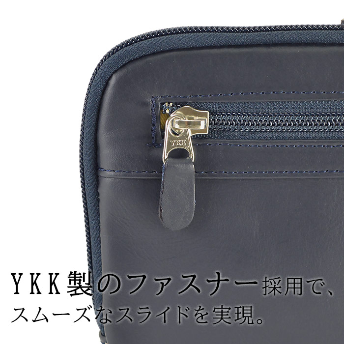 ウエストポーチ ウエストバッグ メンズ 日本製 本革 牛革 軽量 斜め掛け 小さめ 旅行 プレゼント KBN25780