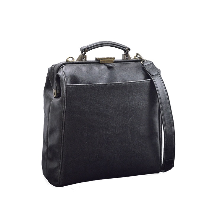 ダレスバッグ ビジネスバッグ メンズ リュック 日本製 豊岡製鞄 A4ファイル タブレット 縦 縦型 3WAY 白化合皮 鍵付き BRELIOUS KBN22359