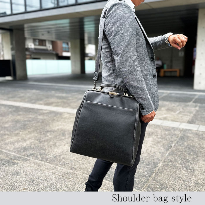 ダレスバッグ ビジネスバッグ メンズ リュック 日本製 豊岡製鞄 A4ファイル タブレット 縦 縦型 3WAY 白化合皮 鍵付き BRELIOUS KBN22359