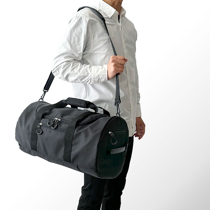 ボストンバッグ 旅行バッグ 3WAY 軽量 1泊 2泊 ジム スポーツ 合宿 レジャー アウトドア メンズ レディース ファミリー 30L 黒 カーキ GULLWING KBN31138