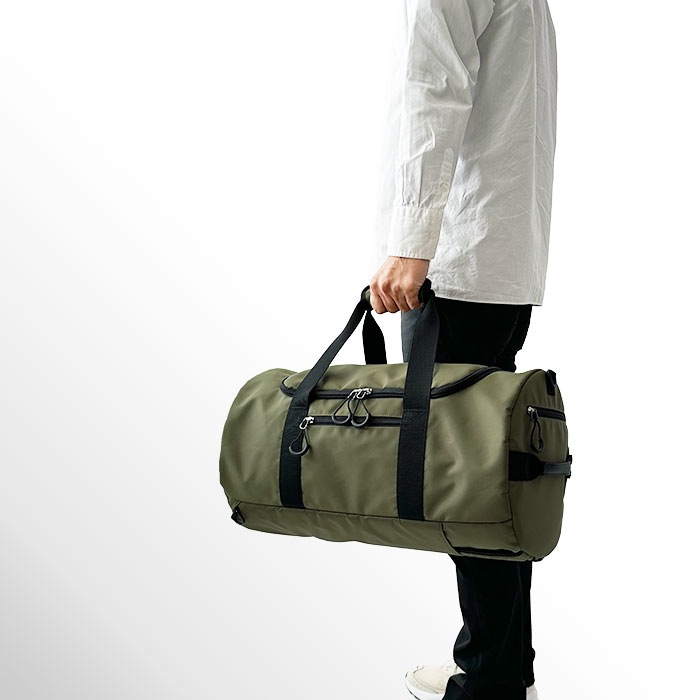 ボストンバッグ 旅行バッグ 3WAY 軽量 1泊 2泊 ジム スポーツ 合宿 レジャー アウトドア メンズ レディース ファミリー 30L 黒 カーキ GULLWING KBN31138