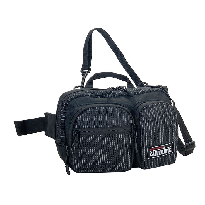 ボディバッグ ウエストバッグ 3WAY ショルダーバッグ 肩掛け 斜めがけメンズ ファミリー 散歩 ウォーキング レジャー ライブ 横型 GULLWING KBN25959