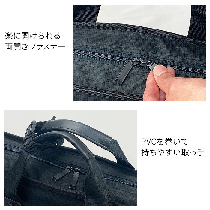 ガーメントバッグ ガーメントケース メンズ レディース 2WAY ３つ折り スーツ コート ドレス 持ち運び ２着 ハンガー２本 冠婚葬祭 結婚式 出張 旅行 BLAZER CLLUB KBN13058