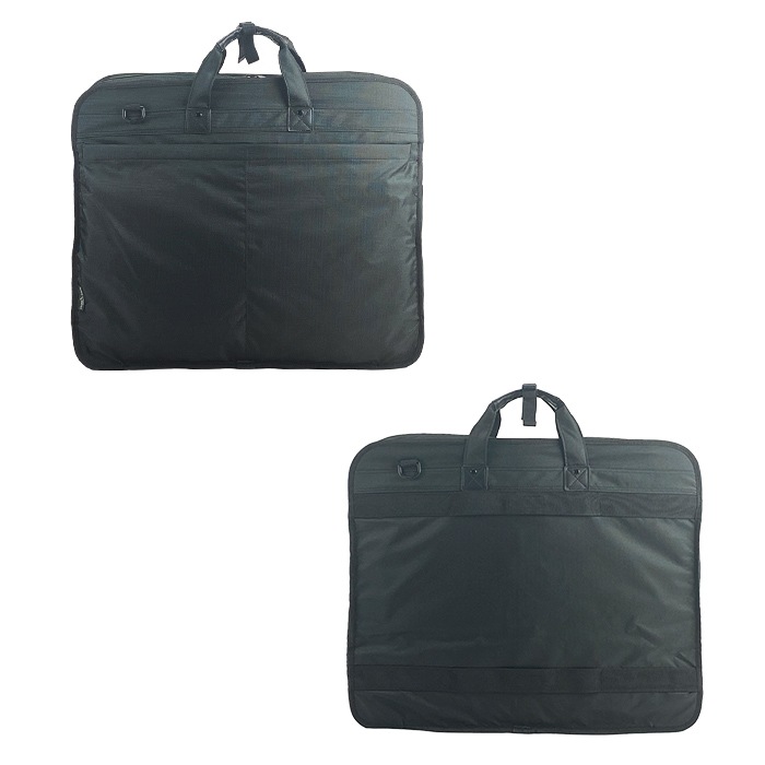 ガーメントバッグ ガーメントケース メンズ レディース 2WAY ３つ折り スーツ コート ドレス 持ち運び ２着 ハンガー２本 冠婚葬祭 結婚式 出張 旅行 BLAZER CLLUB KBN13058