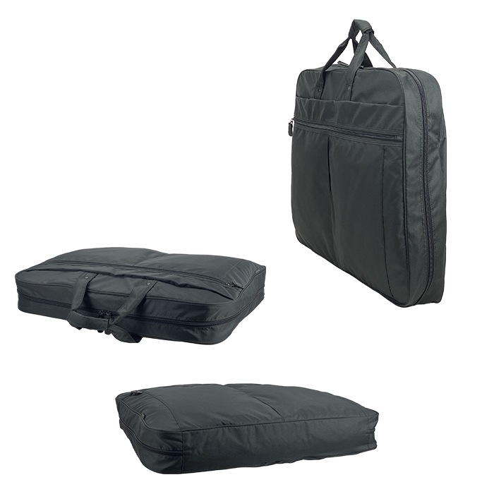 ガーメントバッグ ガーメントケース メンズ レディース ３つ折り スーツ ドレス コート 持ち運び ハンガー3本付き 冠婚葬祭 結婚式 出張 旅行 BLAZER CLLUB KBN13064