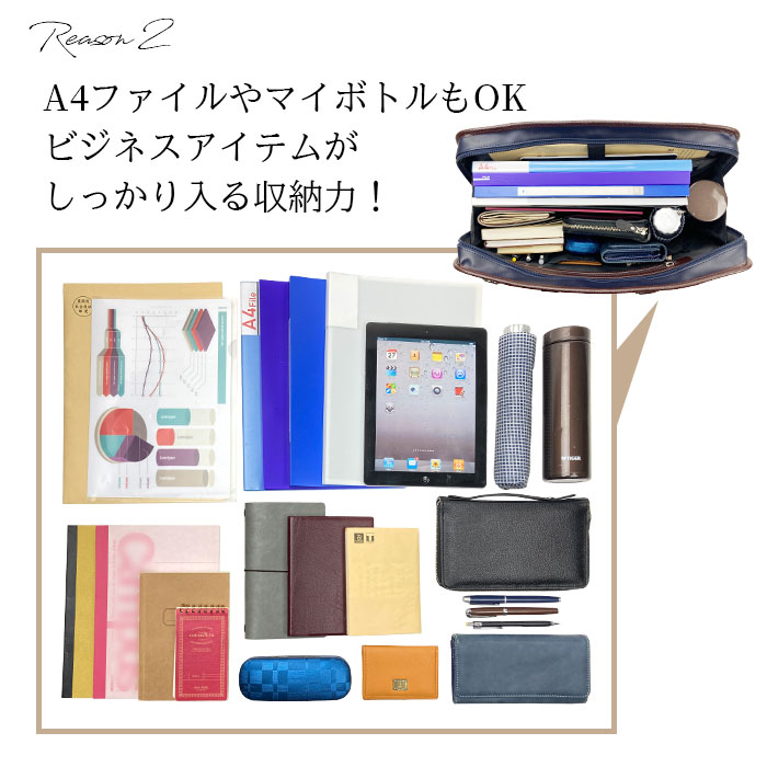 ビジネスバッグ ブリーフケース B4 2WAY 大開き 自立 メンズ タブレット収納対応 黒 紺 ハミルトン HAMILTON KBN26712