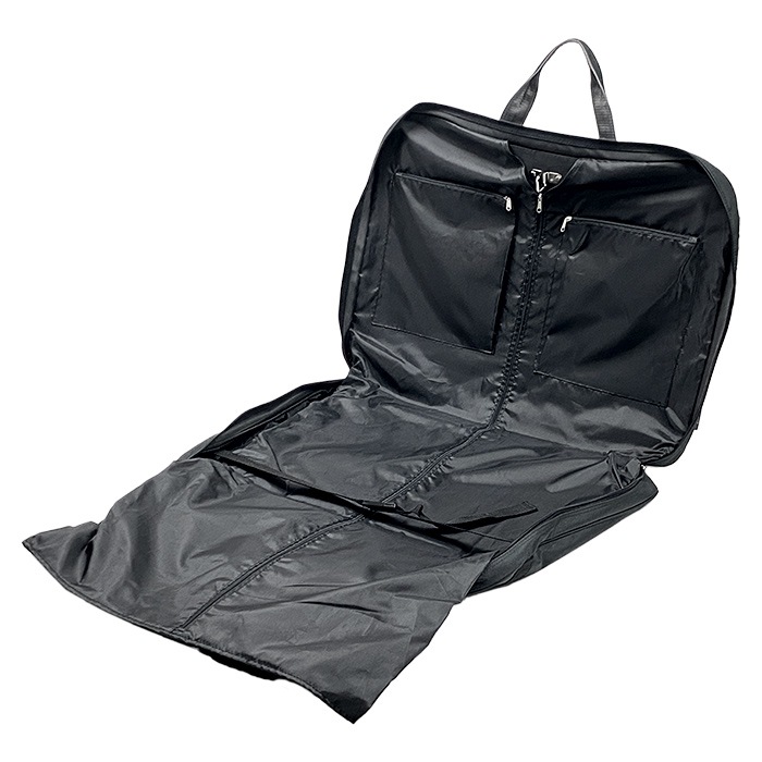 ガーメントバッグ ガーメントケース メンズ レディース ３つ折り スーツ ドレス コート 持ち運び ハンガー２本付き 冠婚葬祭 結婚式 出張 旅行 BLAZER CLLUB KBN13069