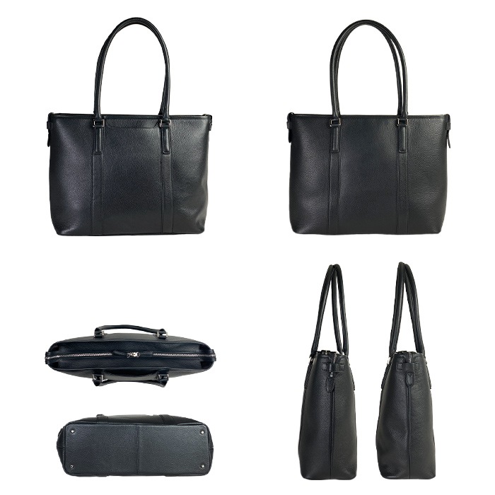 トートバッグ ビジネスバッグ 牛革 レザー メンズ レディース B4ファイル タブレット収納 横 横型 ビジネス カジュアル サステナブル SDGs HAMILTON -Grandeur- KBN53435