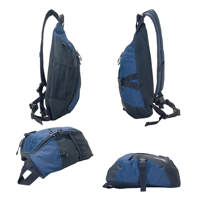 ワンショルダー リュック ボディバッグ メンズ 軽量 斜めがけ 縦型  三角 スリングバッグ アウトドア フェス おしゃれ GULLWING KBN42595