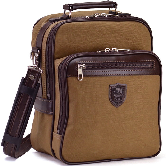 ショルダーバッグ 日本製 豊岡製鞄 メンズ A5ファイル 帆布コート KBN16350 ブレザークラブ BLAZER CLUB