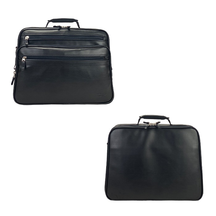 ショルダーバッグ ビジネスバッグ 手提げバッグ 日本製 豊岡製鞄 B4 メンズ 横 横型 黒 ２層 2WAY マチ広 BRELIOUS KBN16471