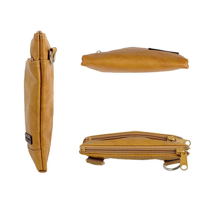 ショルダーバッグ サコッシュ 日本製 豊岡製鞄 メンズ 旅行 外出 シンプル ベルト 黒 キャメル ANDY HAWARD KBN16414