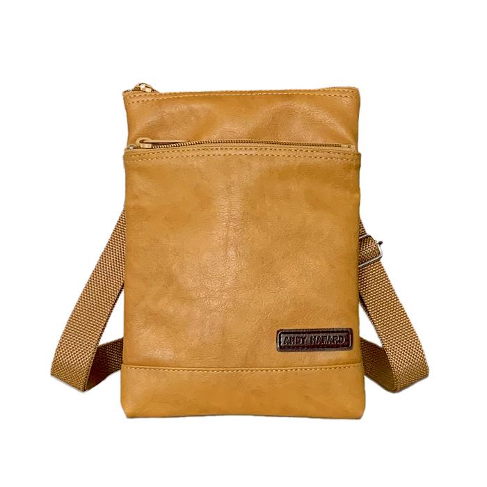 ショルダーバッグ サコッシュ 日本製 豊岡製鞄 メンズ 旅行 外出 シンプル ベルト 黒 キャメル ANDY HAWARD KBN16414