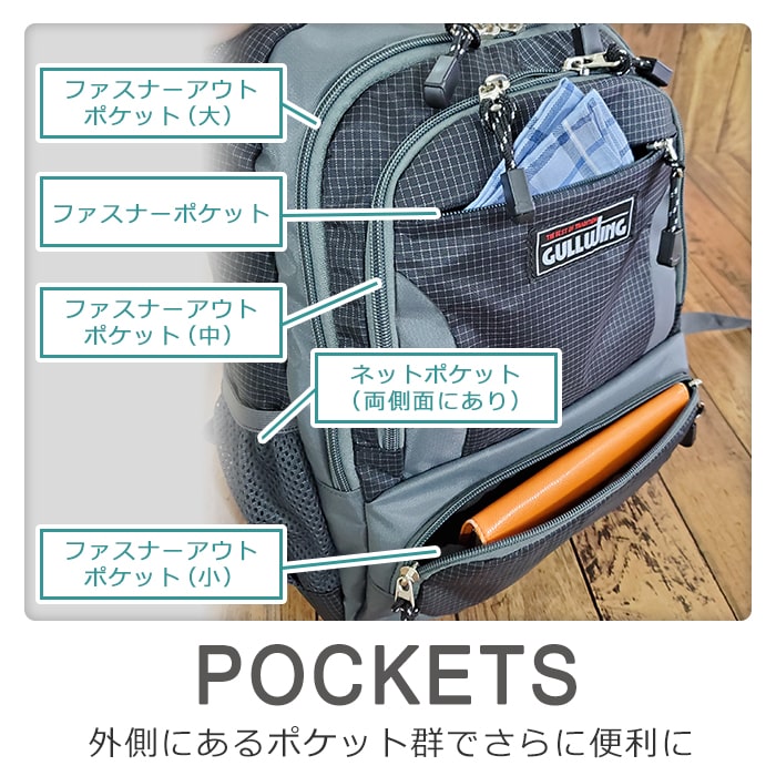 デイバック リュック メンズ レディース 縦 軽量 小さめ 通学 スポーツ レジャー アウトドア 黒 グリーン 赤 Kbn ガルウィング Gullwing 全ての商品 鞄倶楽部