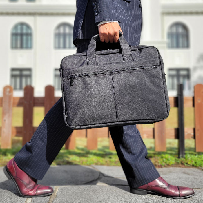 ブリーフケース ビジネスバッグ リクルートバッグ メンズ B4ファイル対応 新卒 リクルート マイクロファイバー ANDY HAWARD KBN26525