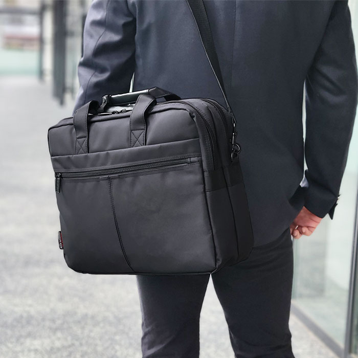 ブリーフケース ビジネスバッグ リクルートバッグ メンズ B4ファイル対応 新卒 リクルート マイクロファイバー ANDY HAWARD KBN26525